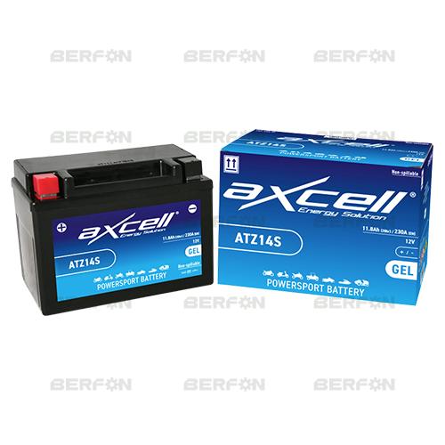 BATERIA AXCELL ATZ14S: 12V-11,8A (150x87x110mm)